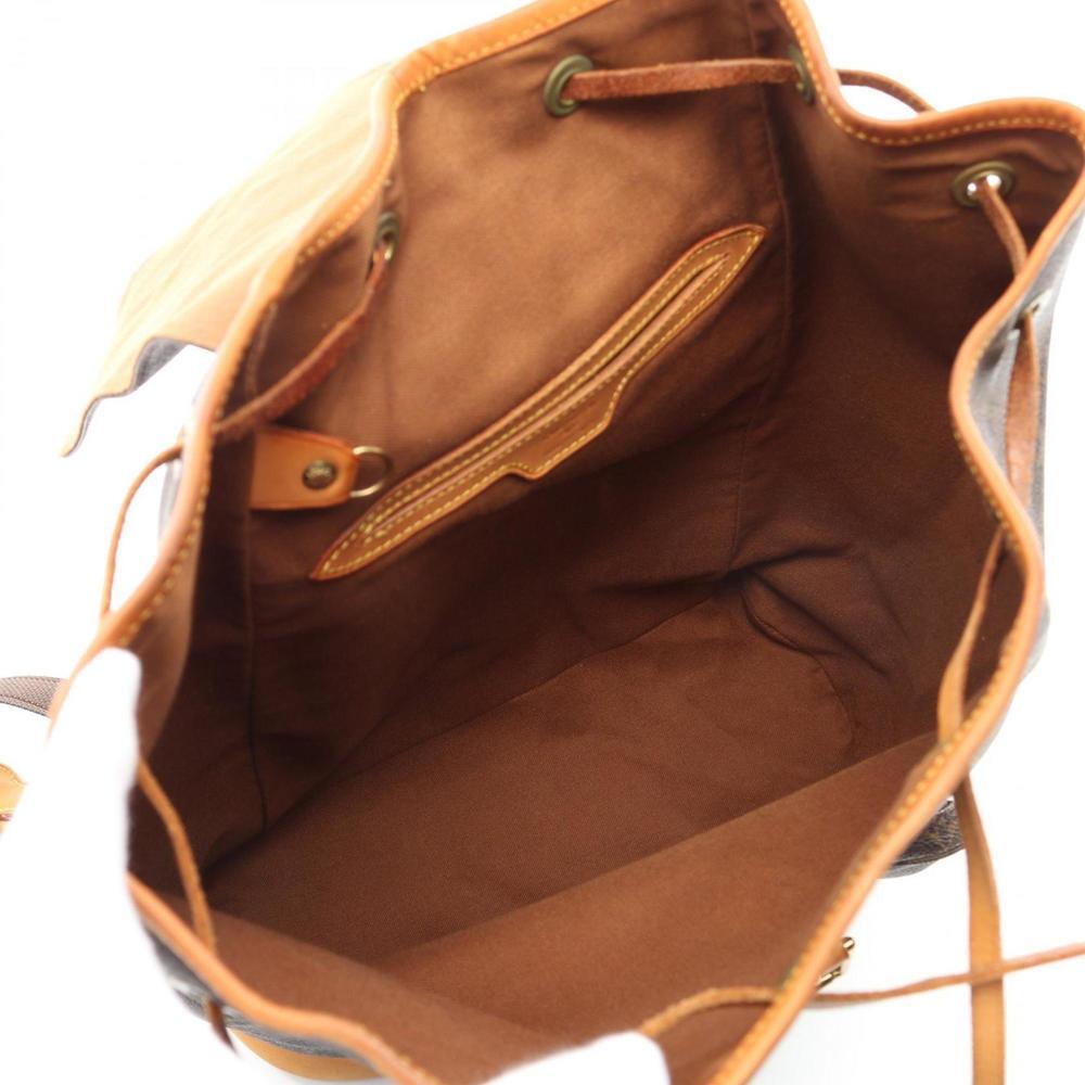 LOUIS VUITTON Brown Monogram Leather Backpack - Picture 4 of 11
